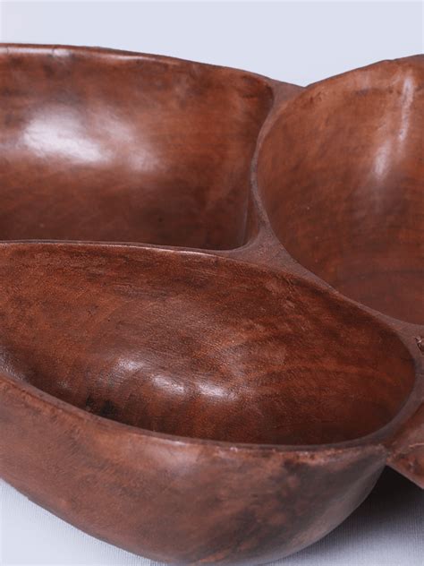 Almond Pattern Walnut Wood Bowl – Shopping in Kashmir