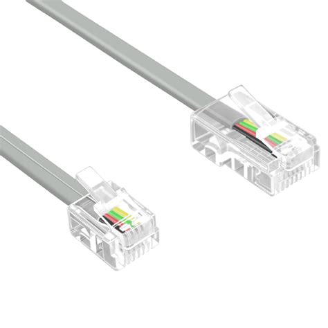 Buy NECABLES 2Pack RJ45 to RJ11 Adapter Converter Cable 3ft RJ45 8P4C ...