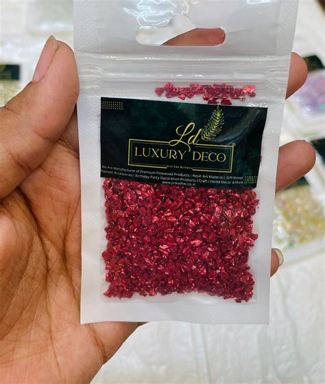 Granules : Red[Apx.10gm] – Luxury Deco