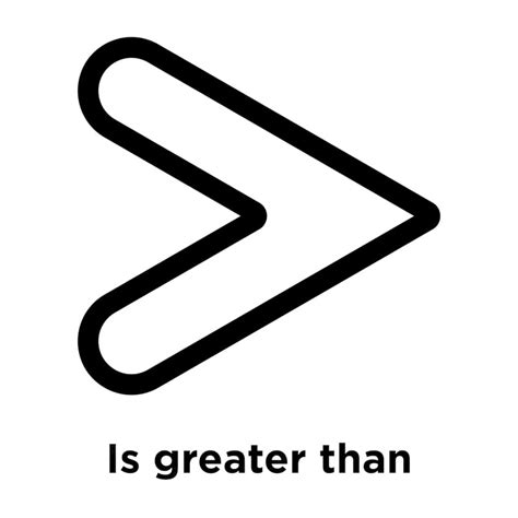 Image result for Greater than Sign Example