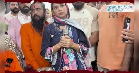 Raman Malik and wife Payal Malik reached Kali Mata temple and ...