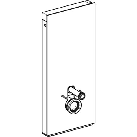 Geberit Monolith sanitary module for wall-hung WC, 114 cm, front ...