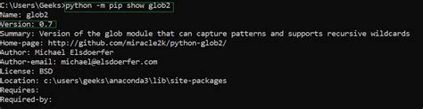 Image result for Python Glob Install