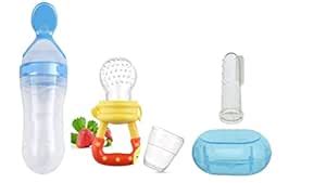 Buy Gilli Shopee Baby Silicone Food Feeder & Fruit Feeder Nibbler With ...