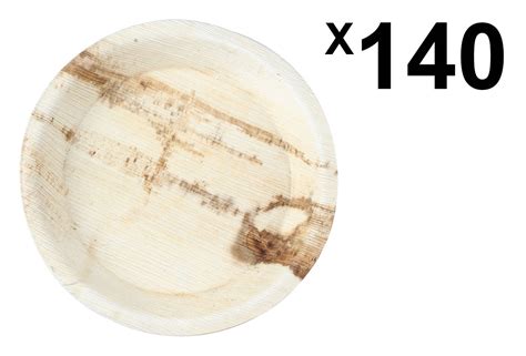 VC Wooden Plate, 15 cm, 140-Piece, Brown : Amazon.in: Home & Kitchen