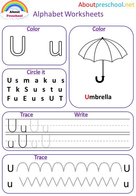 Printable Blue Alphabet U Letters 的图像结果