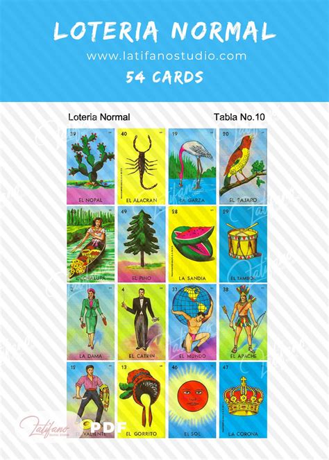 Downloadable printable Loteria cards - Free printable Loteria Mexico ...