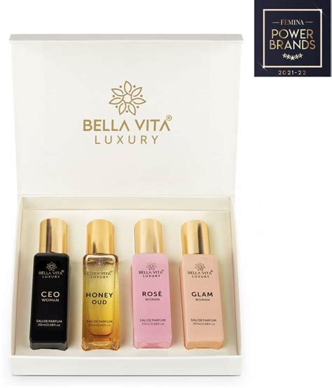 Buy Bella vita organic Luxury Perfume Gift Set with Long Lasting ...