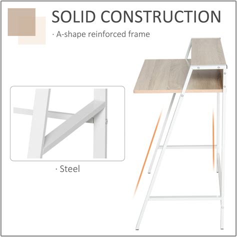 Image result for Computer Table Two Layers