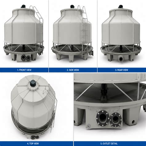 Buy FRP Water Cooling Tower, Different Sizes, Affordable Price