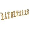 AONA Brass FINE DASHAVATAR/Vishnu Avatars Statue Set (10 PC) Golden ...