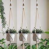 ecofynd Macrame Plant Hanger [without Pot] | Rope Flower Pot Holder for ...