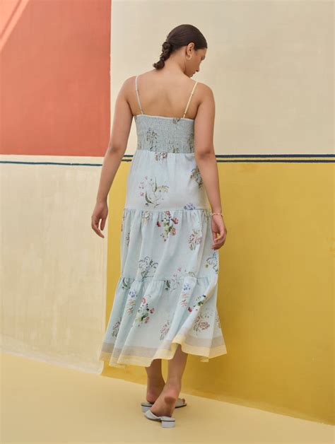 Madras Dresses :- Floral Linen Dresses & Check Dresses – Manan