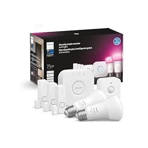 Philips Hue Secure Starter Kit - Includes 3 Secure Contact Sensors ...