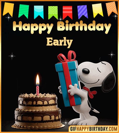 🎉 Happy Birthday Early GIF 🎂 Funny & Personalized Animated Wishes