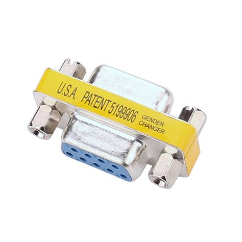 Buy iGreely DB9 Mini Gender Changer 10Pack 9 Pin RS-232 DB9 Female to ...