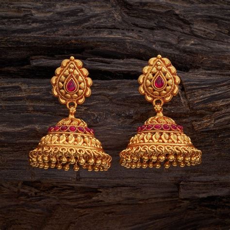 92.5 Silver Temple Jhumkas at Upto 40% Off