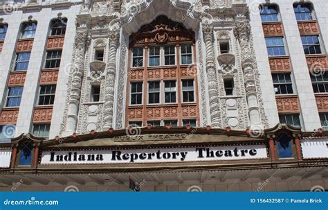 Indiana Repertory Theatre, Indianapolis, Indiana, USA Editorial Photography - Image of cotta ...