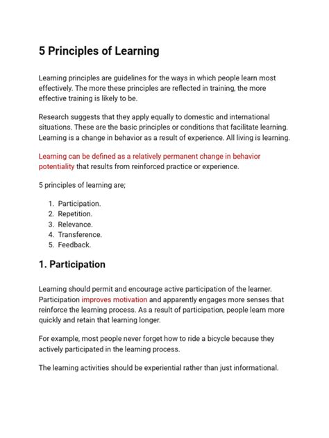 Principles of Learning 的图像结果