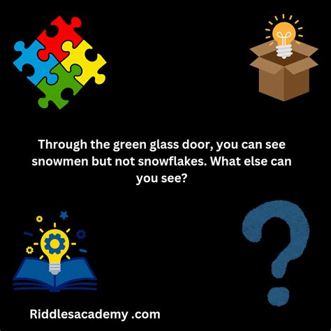 147+ Intriguing Green Glass Door Riddles to Test Your Wits