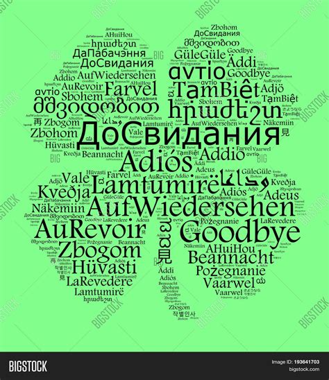 Goodbye In Different Languages