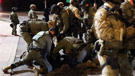 ICE protests lead to dozens of arrests in Portland, DOJ says