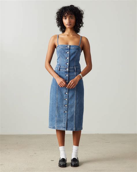 Denim Bustier Dress - Blue | Levi's® AT