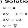 find four solutions for an equation 3y-2x=6 - Brainly.in
