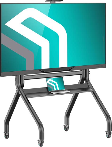 ONKRON Mobile TV Stand on Wheels 60-120 Inch Screens & Interactive Panels up to 120 kg ...