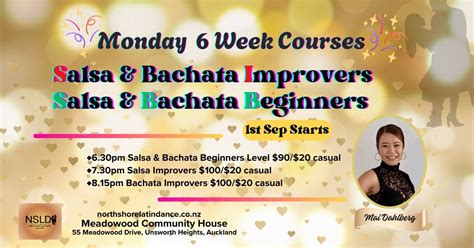 Monday Salsa & Bachata Improvers and Beginners 6 week courses ...