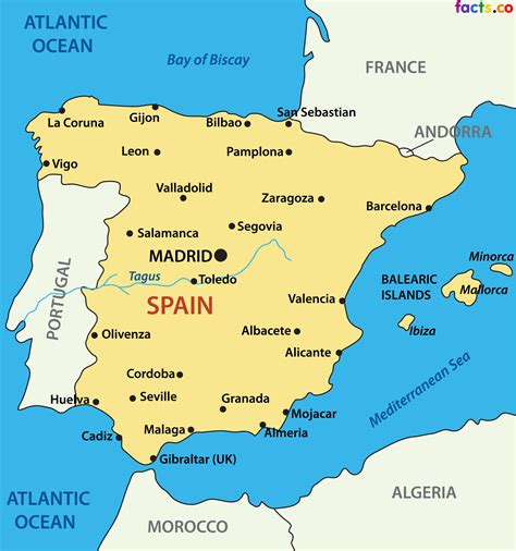 Simple Spain Map