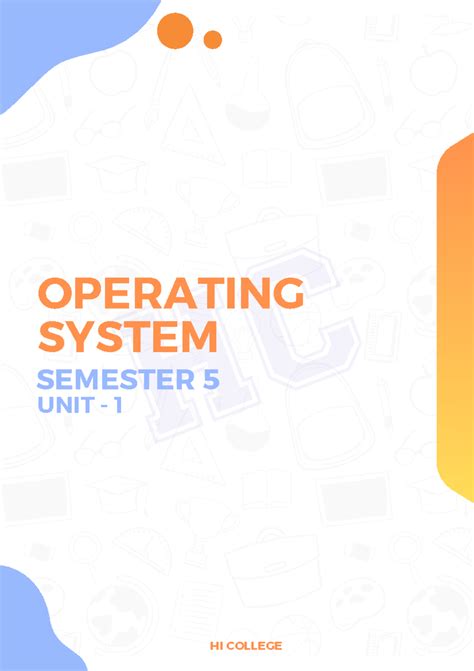 OS S5 U1 - Comprehensive Notes on Operating Systems & Linux - Studocu