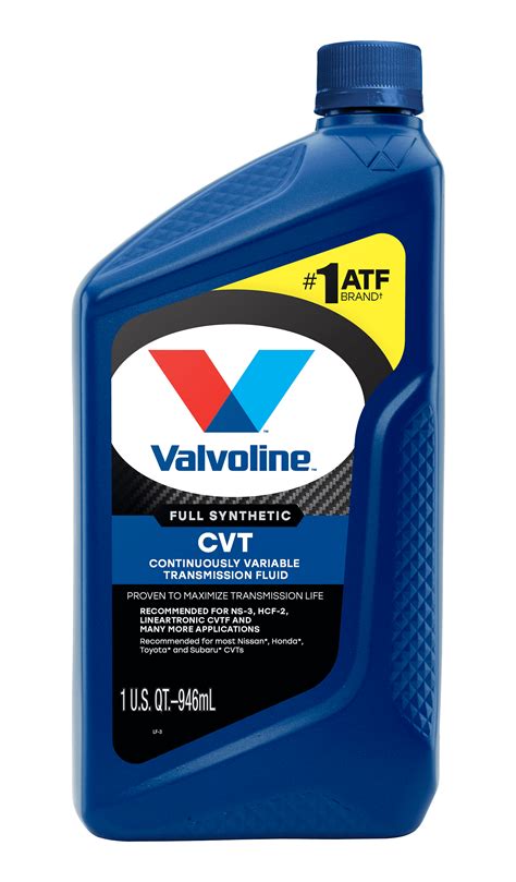 Valvoline™ Full Synthetic CVT Continuously Variable Transmission Fluid ...
