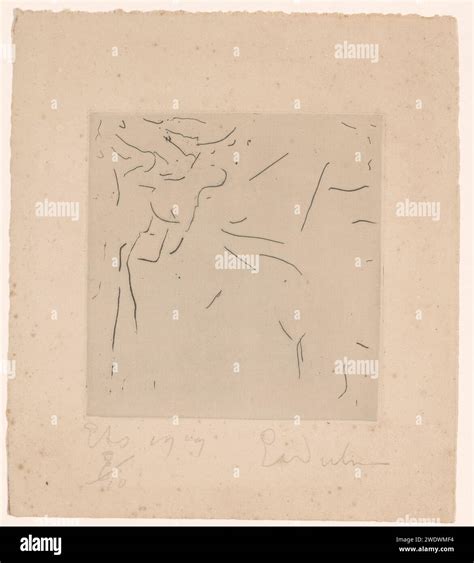 Abstract composition, Erich Wichmann, 1919 print Composition with lines ...