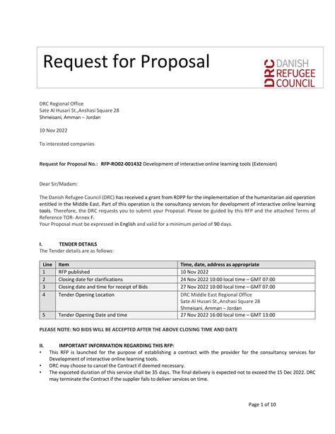 Image result for Writing a Request for Proposal
