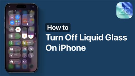 Turn Off Liquid Glass