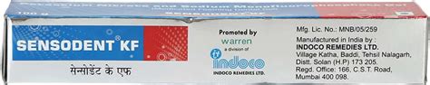 Buy SENSODENT KF GEL 100GM Online & Get Upto 60% OFF at PharmEasy