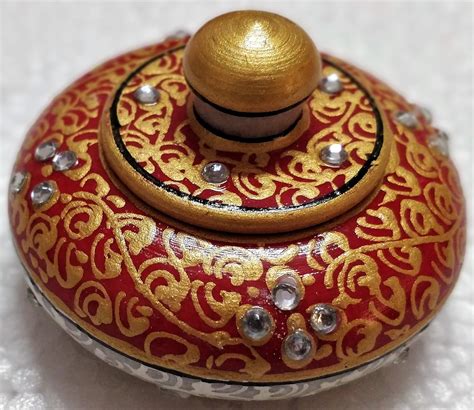 Buy Marble Decorative Kumkum Box Sindoor Dibbi Pill Box Showpiece Gifts ...