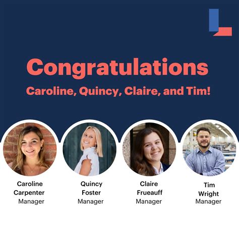 Some good news to start the week! Congratulations to Caroline Carpenter ...