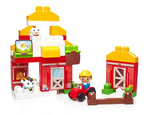 Mega Bloks First Builders Farmhouse Friends Building Set Review - Kids ...