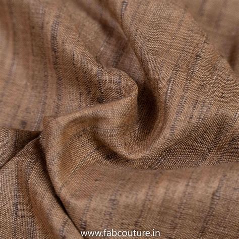 Premium Light Brown Colour Mahi Silk fabric Fabric for Designers ...