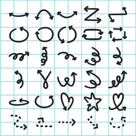 Arrow round hand drawn Vectors - Download Free High-Quality Vectors ...