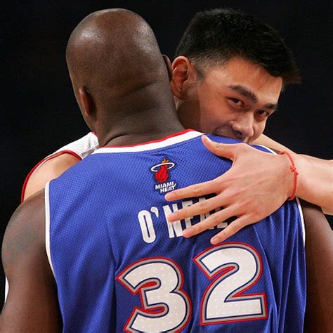 Yao Ming And Shaq