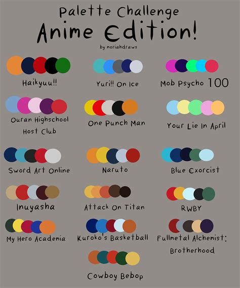 character design color palette