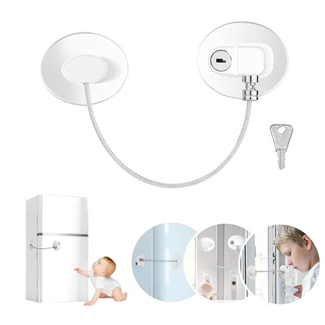 Buy Gozaqe Fridge Lock, Refrigerator Door Lock, Child Safety Locks For ...