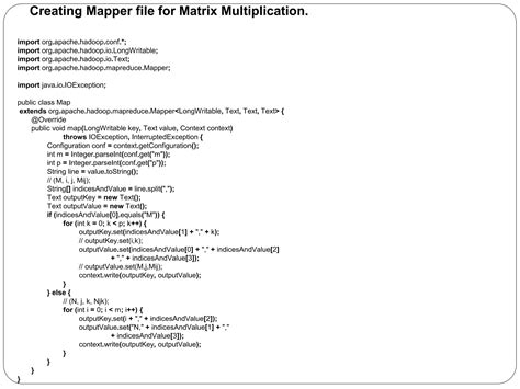 Image result for MapReduce Matrix Multiplication in Java