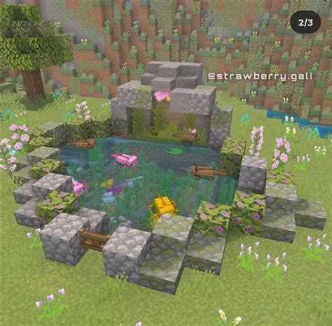 Image result for Minecraft Small Pond Tutorial