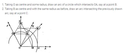 Construct an angle of 45° at the initial point of a given ray and ...