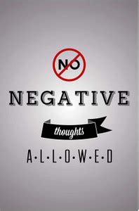No Negative Thoughts Motivational Poster (12 x 18 inch) Fine Art Print ...