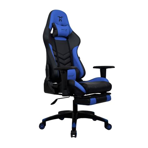 Volt X Gaming Chair - Storm Blue | 140° Infinite Recline, Retractable ...
